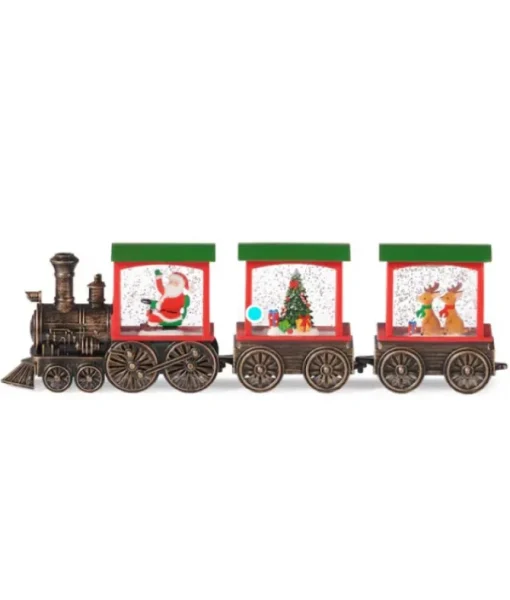 Table Décor, Lanterne d’eau de 3 pièces, locomotive de train et 2 wagons