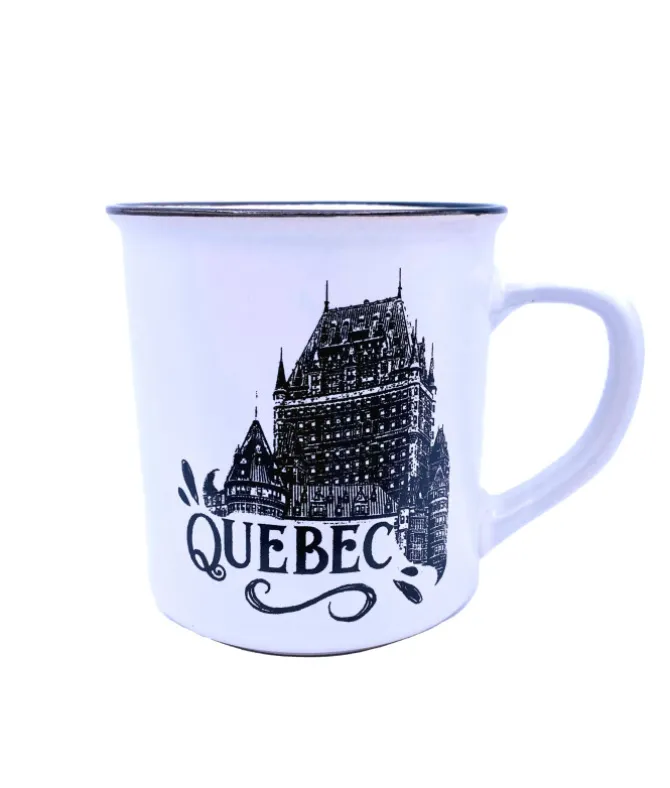 Tasse souvenir, Québec vintage, 14 oz