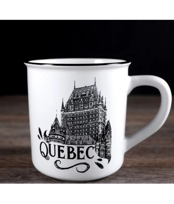 Tasse souvenir, Québec vintage, 14 oz