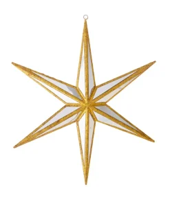 Étoile décorative en miroir