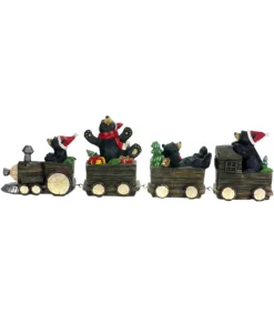 Train avec ours noirs