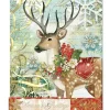 Une carte. Botanical Deer